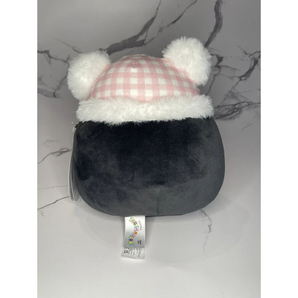 Christmas Squishmallows Luna The Penguin With Pink Gingham Hat 8